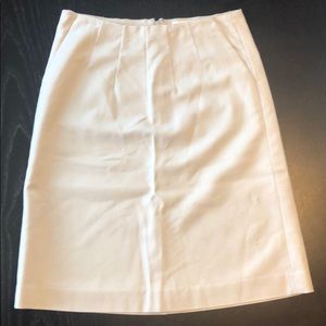 Beige Pencil Skirt